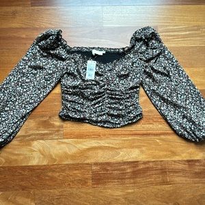 Cropped dressy top from Nordstrom, never worn